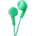 JVC, HA-F160GEP, žalios sp. dinaminės ausinės 