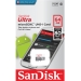 64GB Memory card microSD Sandisk, max 80MB/s 