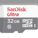 32GB Memory card microSD Sandisk, max 80MB/s 