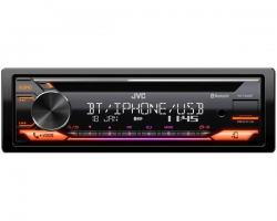 JVC, KD-T922BT 1-DIN Bluetooth(R) Wireless Technology Dual USB/CD Receiver with AUX 