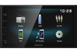 Kenwood, DMX-120BT 2-DIN Naviceiver with Touchscreen Display 