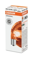 Osram car lamp, RY10W, 10W, BA15s, amber, 5009 