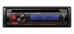 Pioneer, DEH-S120UBB Car stereo with RDS tuner, CD, USB and Aux-In. Supports Android Media Access an 