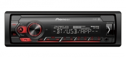 Pioneer, MVH-S320BT Car stereo with RDS tuner, Bluetooth, USB and Aux-in. Supports MIXTRAX EZ, iPod/ 