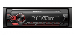 Pioneer, MVH-S420BT RDS tuner with Parrot Bluetooth, Illuminated Front USB and iPod and iPhone Direc 