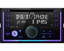 JVC, KW-DB95BT 2-DIN Bluetooth(R) Wireless Technology Dual USB/CD Receiver with AUX 