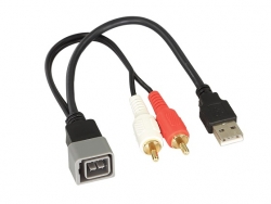 Nissan OEM USB/AUX  to USB A / RCA adaptor 