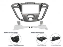 LAFOF15D, rėmelis 2-DIN magnetolai Ford Transit Custom 2012-2015 