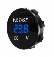 car voltmeter blue backlight 