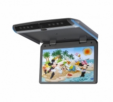 MRA1702BK Roof Mount Monitor with built-in USB, SD Drive, black 