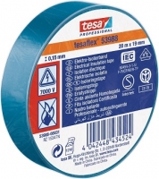 Tesa 53988, plastikinė 19mm/33m, mėlyna  izoliacija laidams 