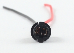 Bulb socket T5, with cable 