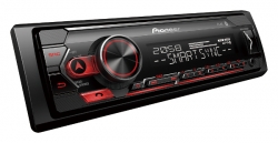 Pioneer, MVH-S420BT RDS tuner with Parrot Bluetooth, Illuminated Front USB and iPod and iPhone Direc 