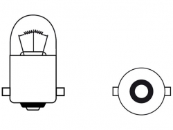 Bosma car lamp BA15s, 10W, 48V lifts 