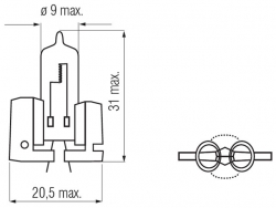 Bosma lemputė H2, 55W 