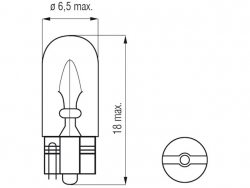 Bosma car lamp T07, 3W 