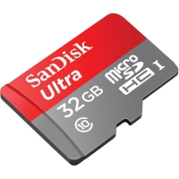 32GB Memory card microSD Sandisk, max 98MB/s 