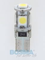 Bosma, bulb CANBUS T10, W5W  5xSMD5050 